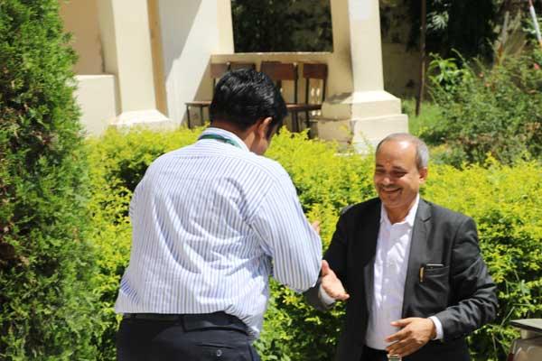 Asstant secretary CBSE Mr. Chandra Shekher visited our school for Affiliation Extention.